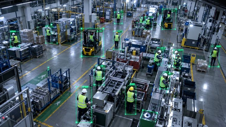 Üretim alanında yapay zekâ ile personel tespiti